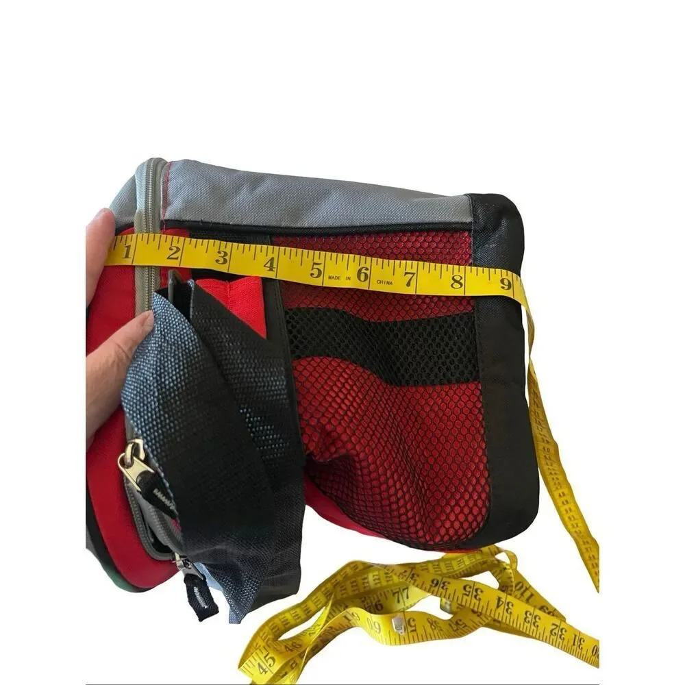 Coleman Red Gray Black Utah Utes Halftime Lunch Cooler Bag